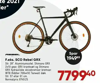 Bilka SCO Rebel GRX tilbud