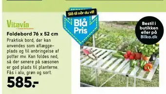 Bilka Foldebord 76 x 52 cm tilbud