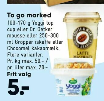 Bilka To go marked tilbud