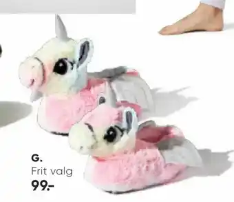 Bilka Unicorn hjemmesko tilbud