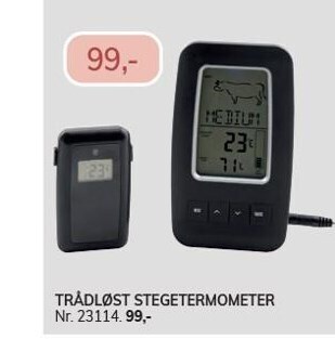 Trådløst stegetermometer