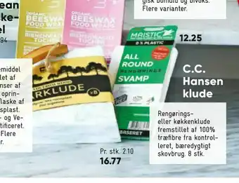 C.c Hansen klude