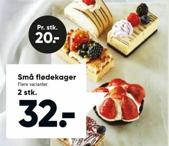 Bilka Små flødekager tilbud
