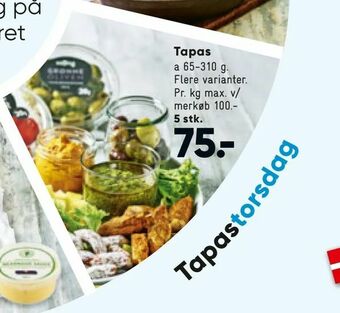 Bilka Tapas tilbud