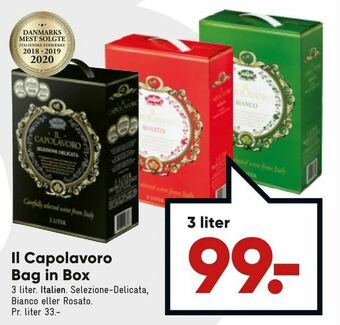 Bilka Il Capolavoro Bag in Box tilbud