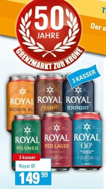 zur Krone Royal Øl tilbud