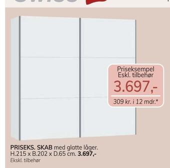 Daells Bolighus Skab tilbud