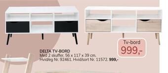 Daells Bolighus Delta tv-bord tilbud
