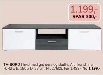Daells Bolighus Tv-bord tilbud