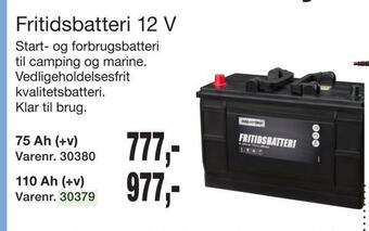 Harald Nyborg Fritidsbatteri 12 v tilbud