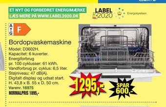 Harald Nyborg Bordopvaskemaskine tilbud