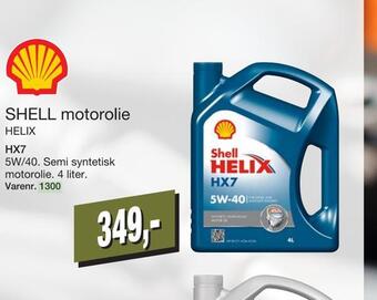 Harald Nyborg Shell motorolie tilbud
