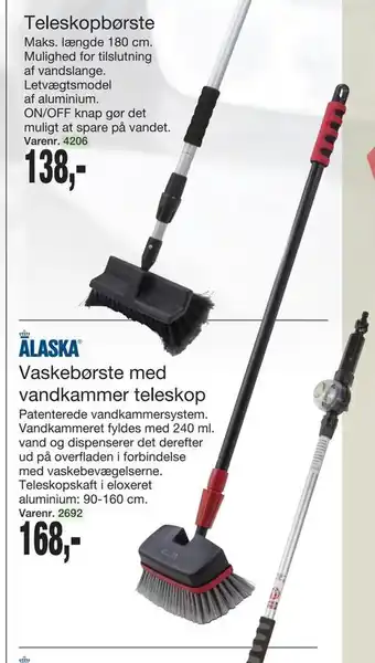 Harald Nyborg Vaskebørste med vandkammer teleskop tilbud