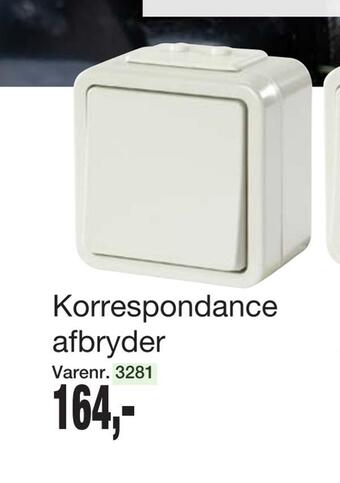 Korrespondance afbryder
