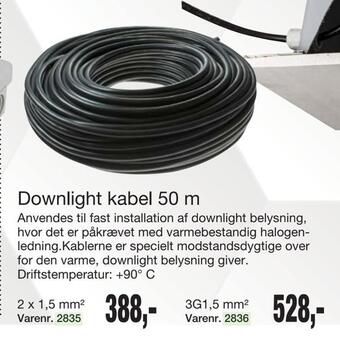 Harald Nyborg Downlight kabel 50 m tilbud