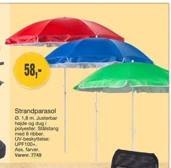 Harald Nyborg Strandparasol tilbud