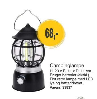 Harald Nyborg Campinglampe tilbud