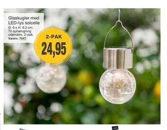 Harald Nyborg Glaskugler med led-lys solcelle tilbud