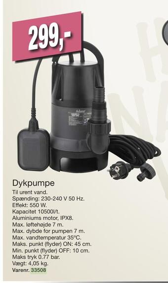 Harald Nyborg Dykpumpe tilbud