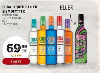 Scandinavian Park Cuba liqueur eller sismofytter tilbud