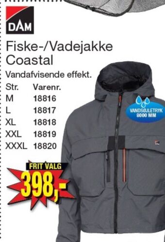 Harald Nyborg Dam fiskejakke tilbud