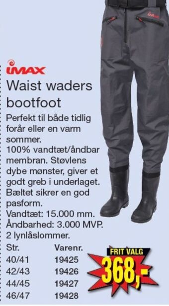 Harald Nyborg Imax waders tilbud