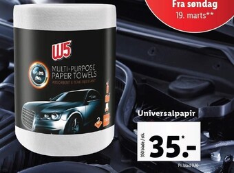 Lidl Universalpapir tilbud