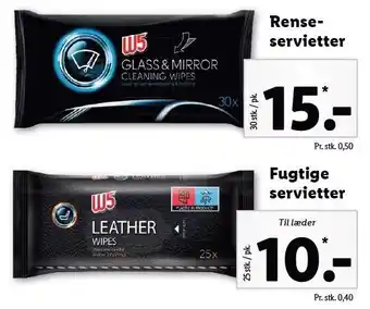 Lidl Renseservietter el. fugtige servietter tilbud