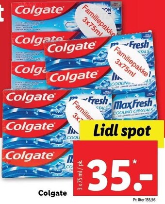Lidl Colgate tandpasta tilbud
