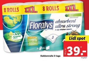 Lidl Køkkenrulle tilbud