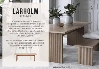 Larholm spisebord
