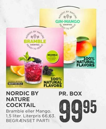 MENY Nordic by nature cocktail tilbud