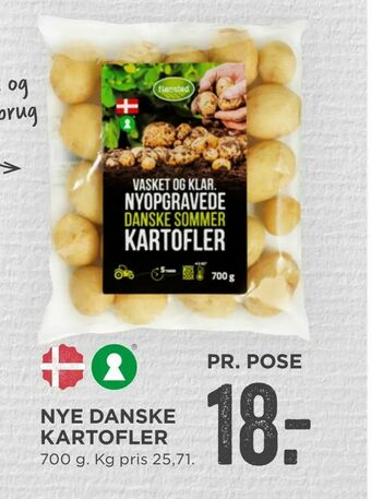 MENY Nye danske kartofler tilbud