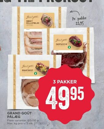 MENY Grand goût pålæg tilbud
