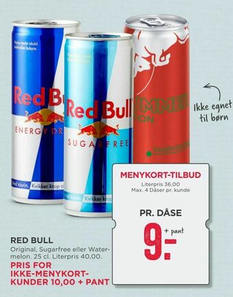 MENY Red bull tilbud