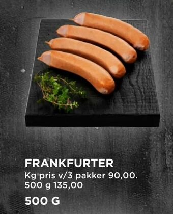MENY Frankfurter tilbud