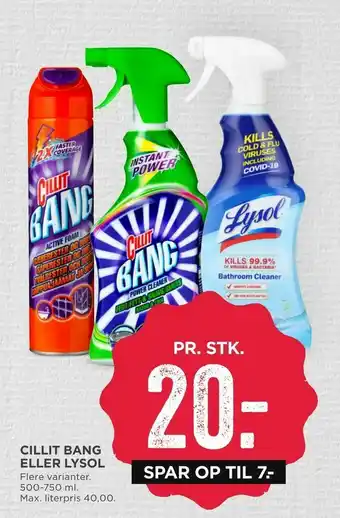 Cillit bang eller lysol