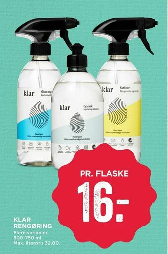 MENY Klar rengøring tilbud