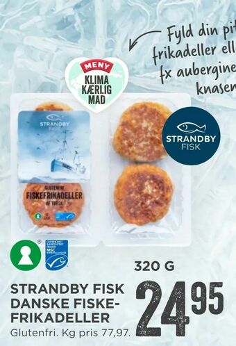 MENY Strandby fisk danske fiske­ frikadeller tilbud