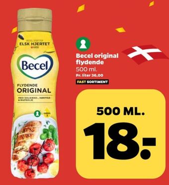 Netto Becel margarine - flydende original tilbud