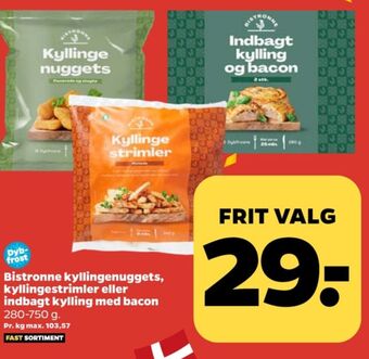 Netto Bistronne kyllingestrimler tilbud