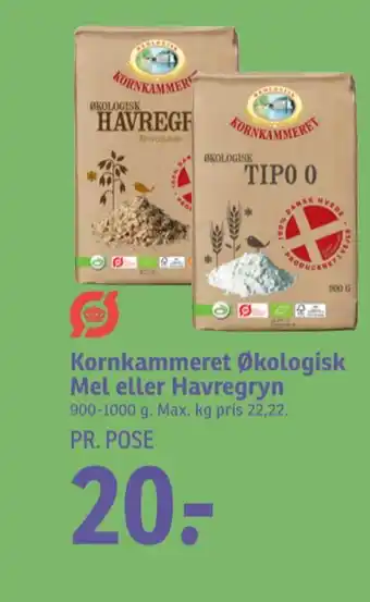 SPAR Kornkammeret tipo 0 hvedemel tilbud