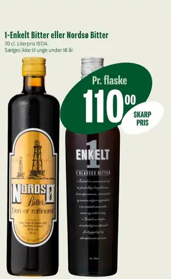 Min Købmand Nordsø bitter tilbud