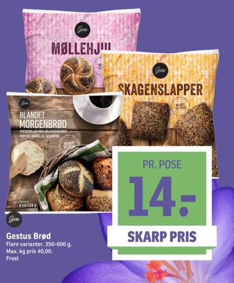 SPAR Gestus rundstykker tilbud