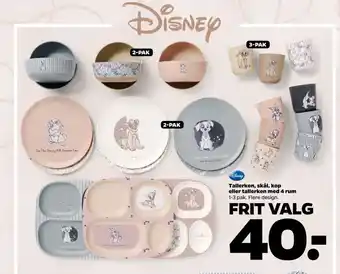 Netto Disney tallerken tilbud