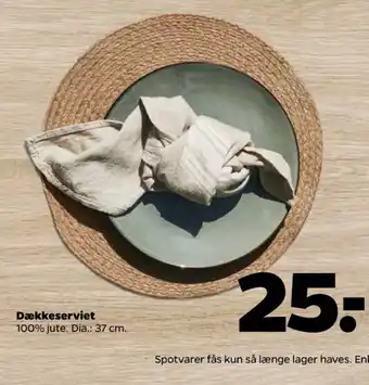 Netto Nord home living dækkeserviet tilbud