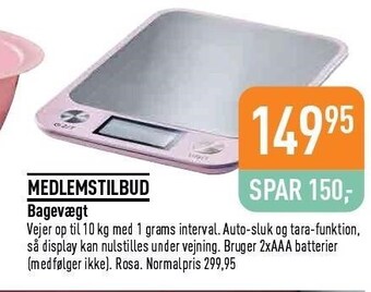 Bagevægt
