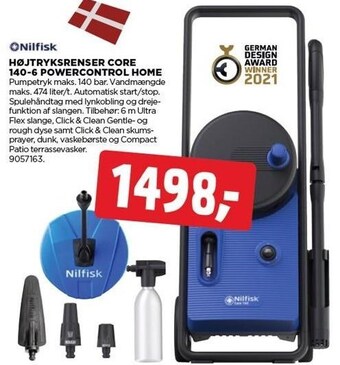 Højtryksrenser core 140-6 powercontrol home
