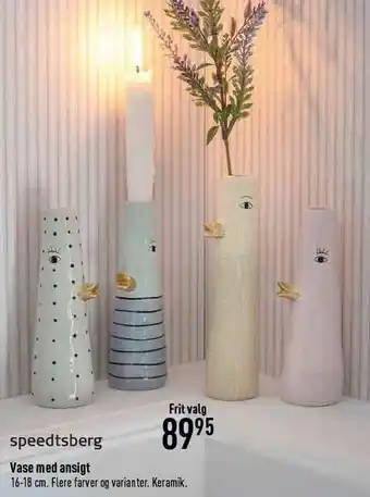 Imerco Vase med ansigt tilbud