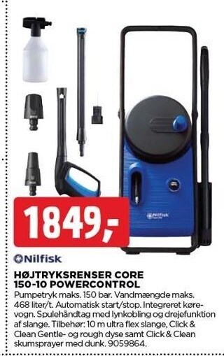 Højtryksrenser core 150-10 powercontrol